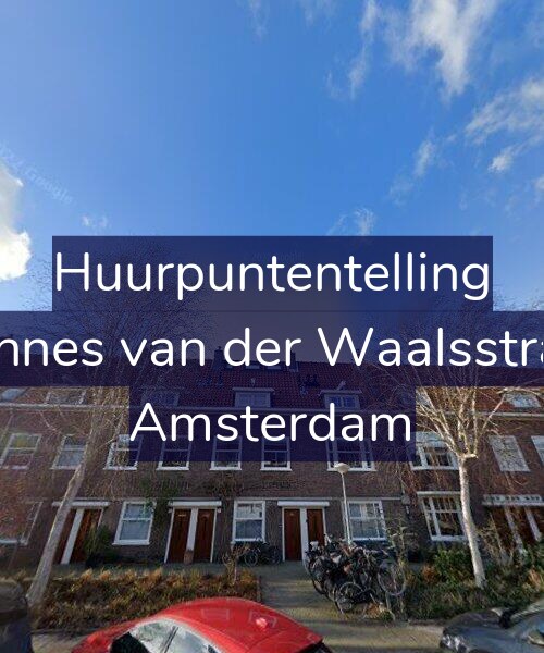 Foto gevel Huurpuntentelling voor Johannes van der Waalsstraat 7, Amsterdam