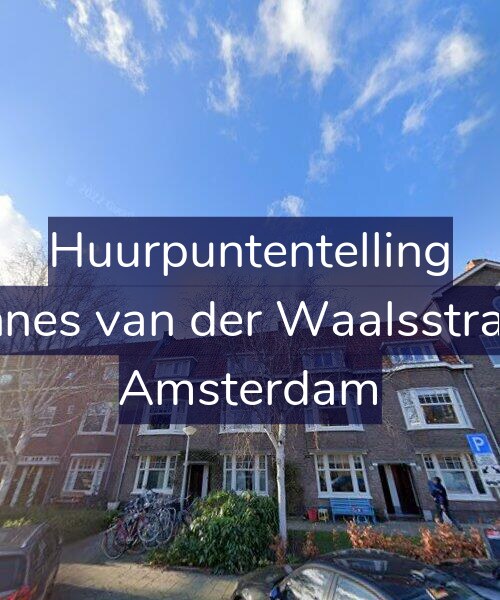 Foto gevel Huurpuntentelling voor Johannes van der Waalsstraat 33, Amsterdam