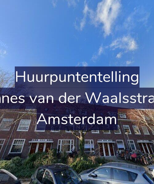 Foto gevel Huurpuntentelling voor Johannes van der Waalsstraat 19, Amsterdam