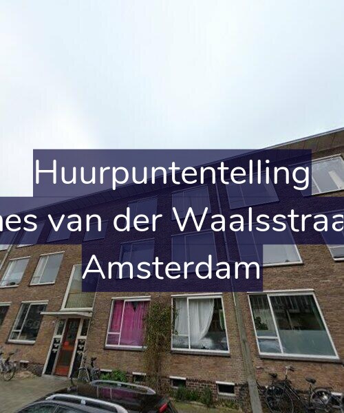 Foto gevel Huurpuntentelling voor Johannes van der Waalsstraat 50-1, Amsterdam