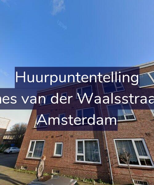 Foto gevel Huurpuntentelling voor Johannes van der Waalsstraat 18-2, Amsterdam