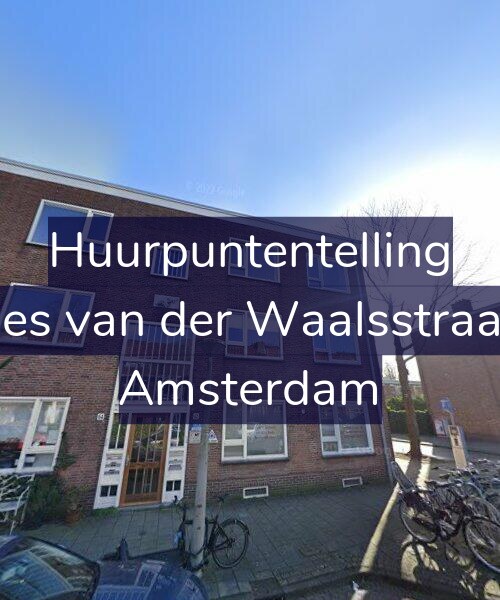 Foto gevel Huurpuntentelling voor Johannes van der Waalsstraat 62-H, Amsterdam