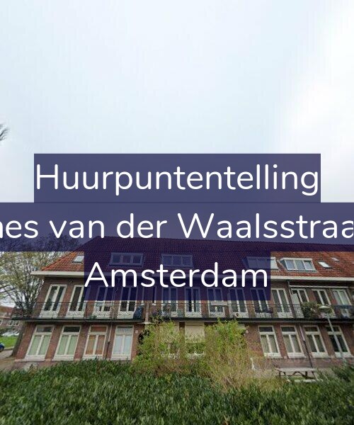 Foto gevel Huurpuntentelling voor Johannes van der Waalsstraat 55-1, Amsterdam