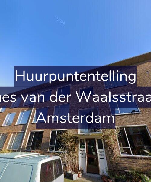 Foto gevel Huurpuntentelling voor Johannes van der Waalsstraat 24-1, Amsterdam