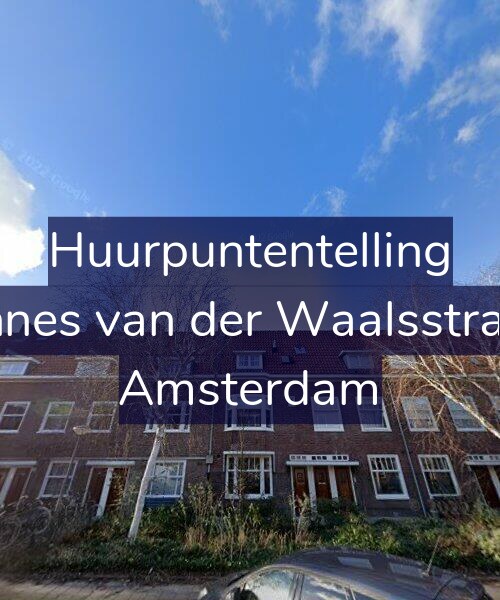 Foto gevel Huurpuntentelling voor Johannes van der Waalsstraat 11, Amsterdam