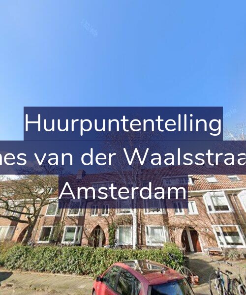 Foto gevel Huurpuntentelling voor Johannes van der Waalsstraat 81-1, Amsterdam
