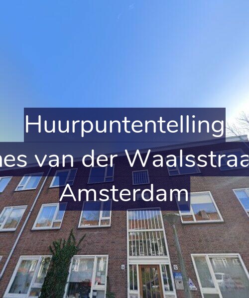 Foto gevel Huurpuntentelling voor Johannes van der Waalsstraat 64-2, Amsterdam
