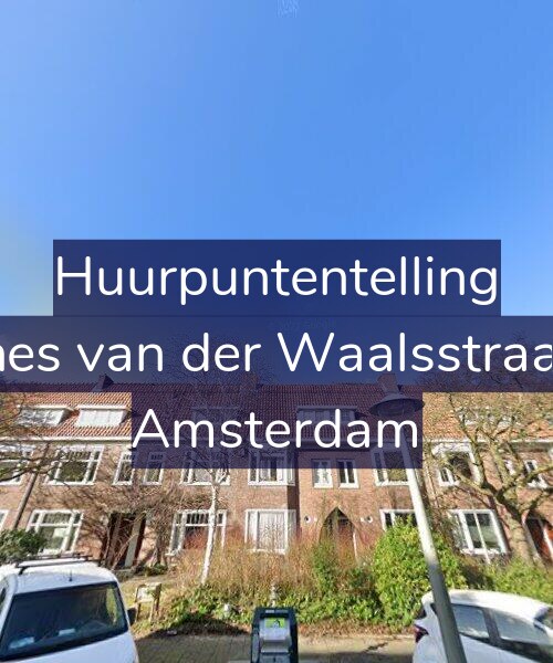 Foto gevel Huurpuntentelling voor Johannes van der Waalsstraat 75-1, Amsterdam