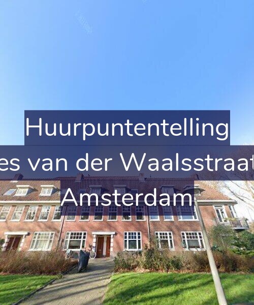 Foto gevel Huurpuntentelling voor Johannes van der Waalsstraat 113-1, Amsterdam