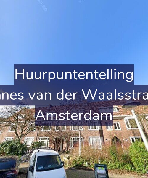 Foto gevel Huurpuntentelling voor Johannes van der Waalsstraat 73, Amsterdam