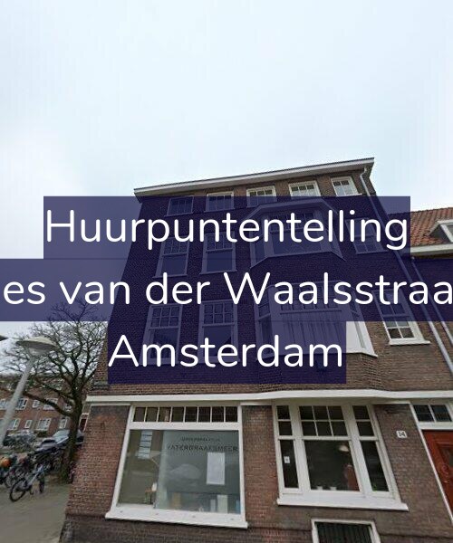 Foto gevel Huurpuntentelling voor Johannes van der Waalsstraat 37-H, Amsterdam