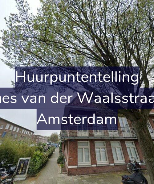 Foto gevel Huurpuntentelling voor Johannes van der Waalsstraat 51-1, Amsterdam