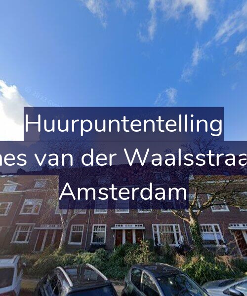 Foto gevel Huurpuntentelling voor Johannes van der Waalsstraat 15-1, Amsterdam