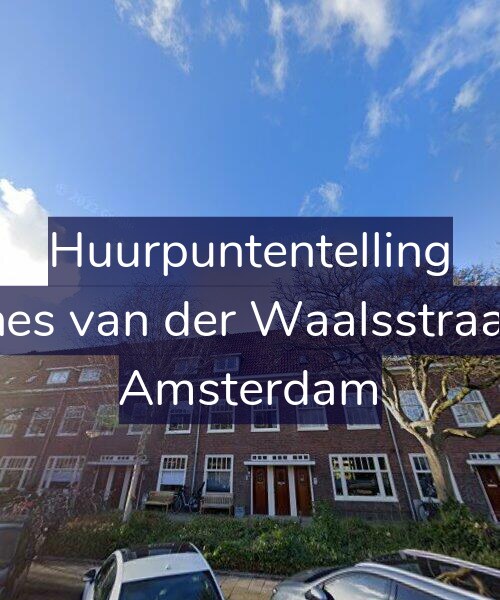 Foto gevel Huurpuntentelling voor Johannes van der Waalsstraat 23-1, Amsterdam