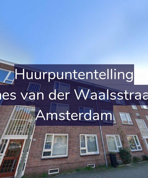 Foto gevel Huurpuntentelling voor Johannes van der Waalsstraat 70-1, Amsterdam