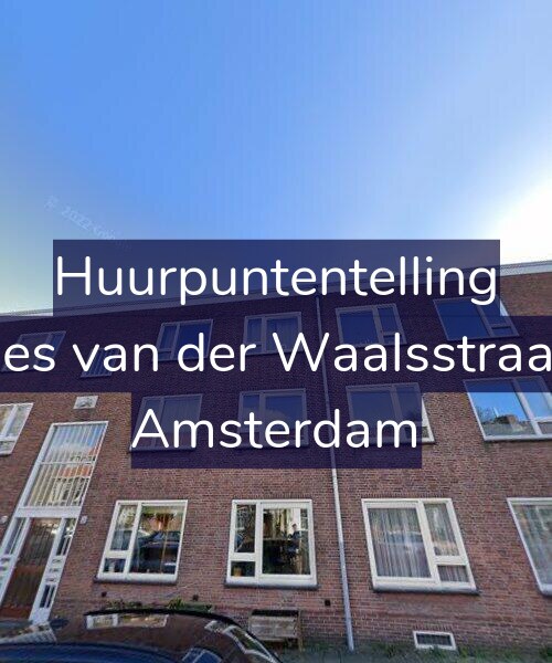 Foto gevel Huurpuntentelling voor Johannes van der Waalsstraat 74-H, Amsterdam