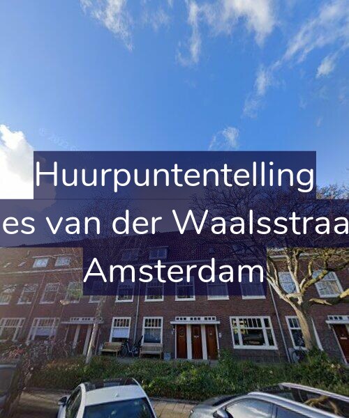 Foto gevel Huurpuntentelling voor Johannes van der Waalsstraat 23-H, Amsterdam