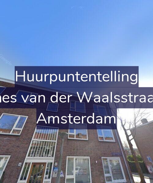 Foto gevel Huurpuntentelling voor Johannes van der Waalsstraat 62-2, Amsterdam