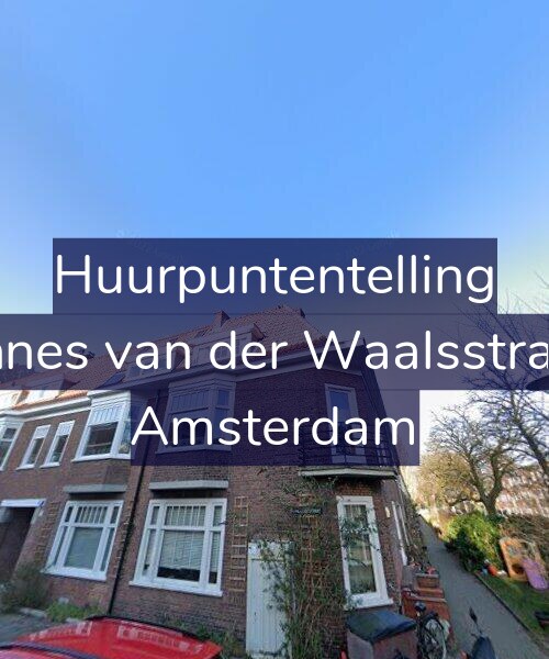 Foto gevel Huurpuntentelling voor Johannes van der Waalsstraat 67, Amsterdam