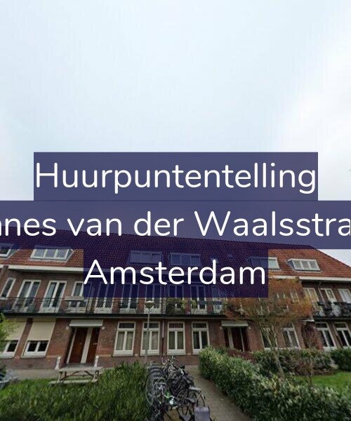 Foto gevel Huurpuntentelling voor Johannes van der Waalsstraat 59, Amsterdam