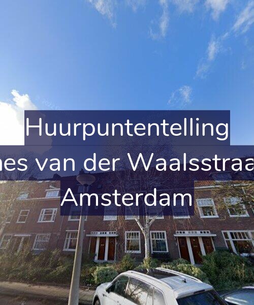 Foto gevel Huurpuntentelling voor Johannes van der Waalsstraat 13-1, Amsterdam
