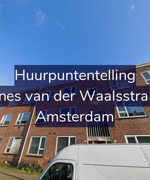 Foto gevel Huurpuntentelling voor Johannes van der Waalsstraat 8-2, Amsterdam