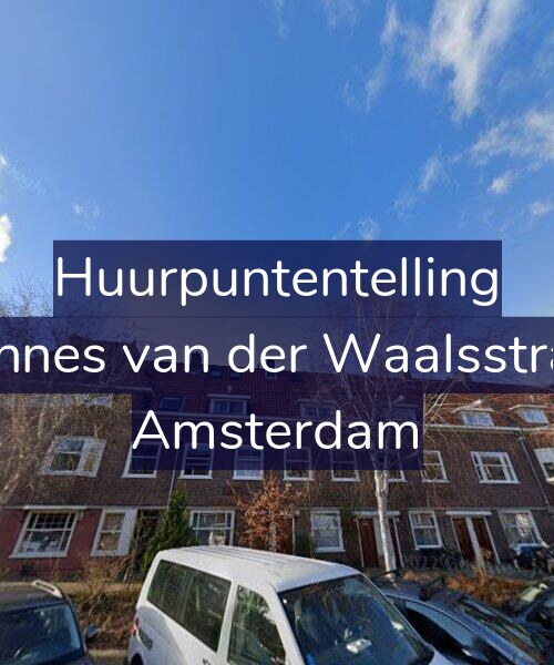Foto gevel Huurpuntentelling voor Johannes van der Waalsstraat 5, Amsterdam