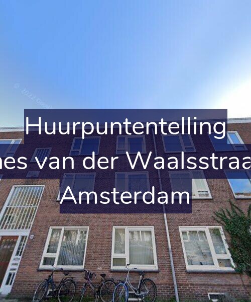 Foto gevel Huurpuntentelling voor Johannes van der Waalsstraat 66-1, Amsterdam