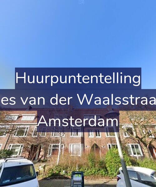 Foto gevel Huurpuntentelling voor Johannes van der Waalsstraat 75-H, Amsterdam