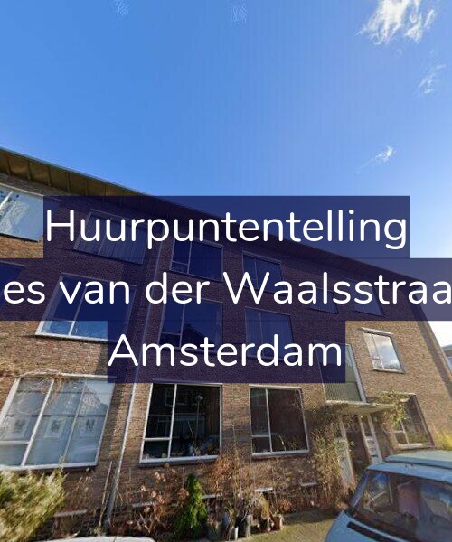 Foto gevel Huurpuntentelling voor Johannes van der Waalsstraat 24-H, Amsterdam