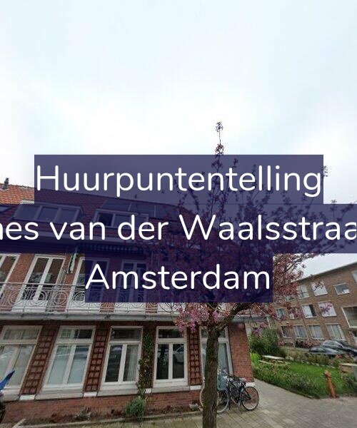 Foto gevel Huurpuntentelling voor Johannes van der Waalsstraat 41-1, Amsterdam