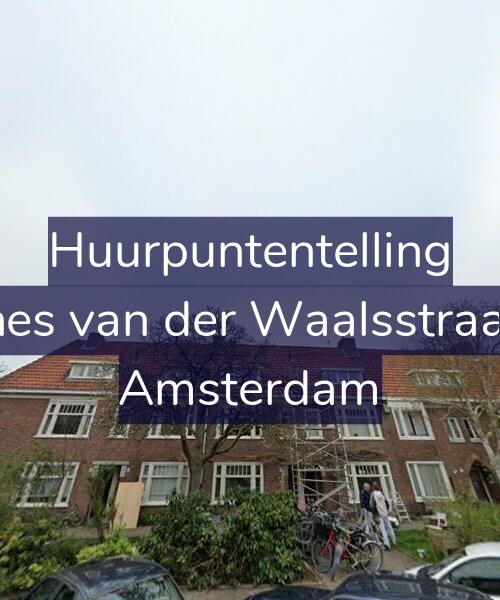 Foto gevel Huurpuntentelling voor Johannes van der Waalsstraat 71-1, Amsterdam