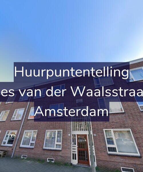 Foto gevel Huurpuntentelling voor Johannes van der Waalsstraat 72-H, Amsterdam