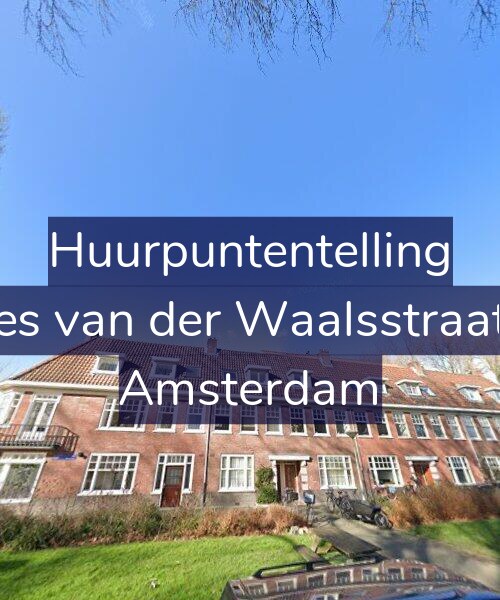 Foto gevel Huurpuntentelling voor Johannes van der Waalsstraat 107-1, Amsterdam
