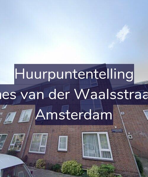 Foto gevel Huurpuntentelling voor Johannes van der Waalsstraat 20-1, Amsterdam