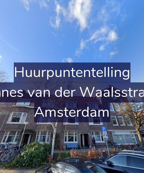 Foto gevel Huurpuntentelling voor Johannes van der Waalsstraat 35, Amsterdam