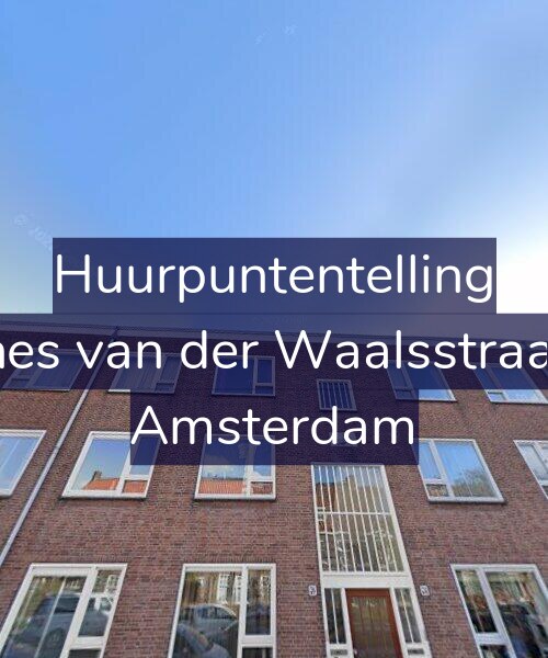 Foto gevel Huurpuntentelling voor Johannes van der Waalsstraat 76-2, Amsterdam
