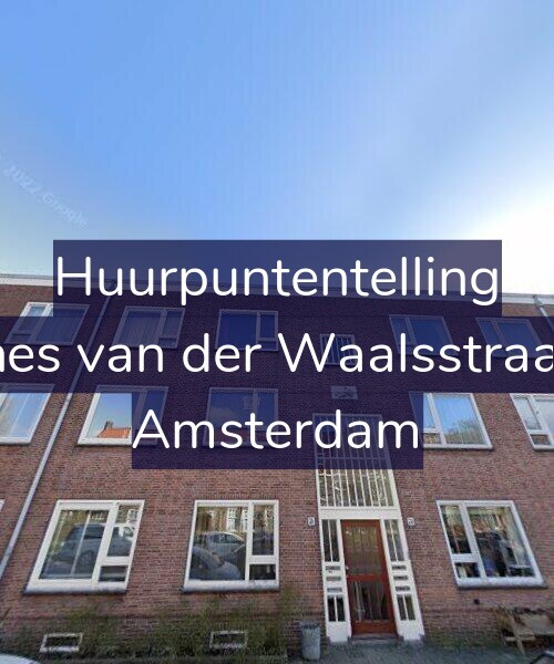 Foto gevel Huurpuntentelling voor Johannes van der Waalsstraat 76-1, Amsterdam