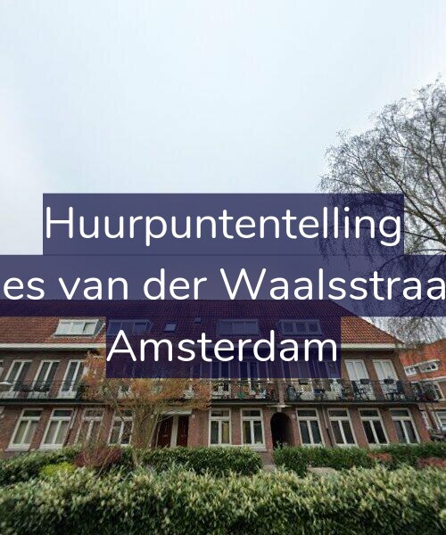 Foto gevel Huurpuntentelling voor Johannes van der Waalsstraat 61-H, Amsterdam