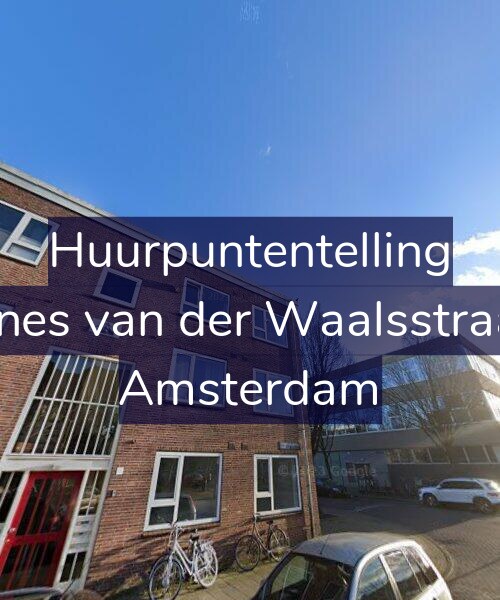 Foto gevel Huurpuntentelling voor Johannes van der Waalsstraat 2-1, Amsterdam