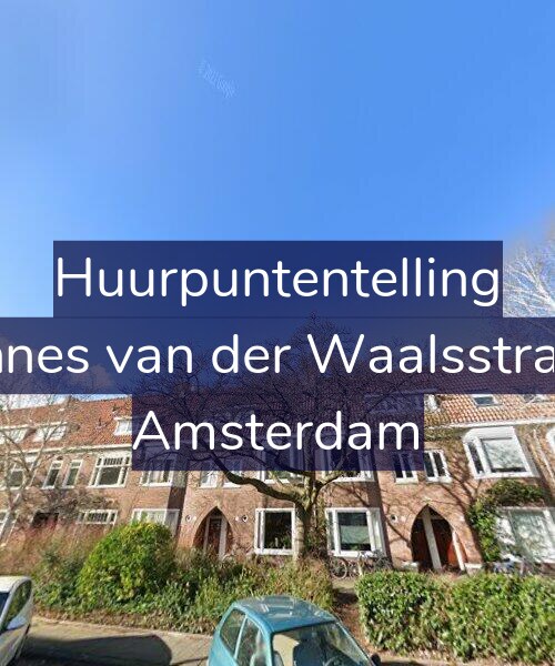 Foto gevel Huurpuntentelling voor Johannes van der Waalsstraat 77, Amsterdam