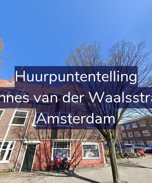 Foto gevel Huurpuntentelling voor Johannes van der Waalsstraat 1, Amsterdam