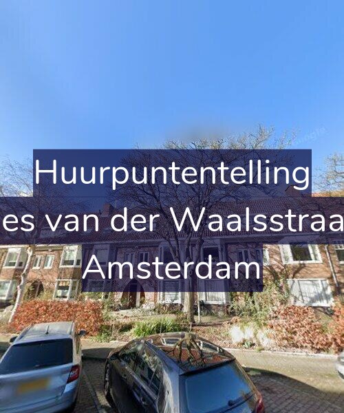 Foto gevel Huurpuntentelling voor Johannes van der Waalsstraat 89-H, Amsterdam