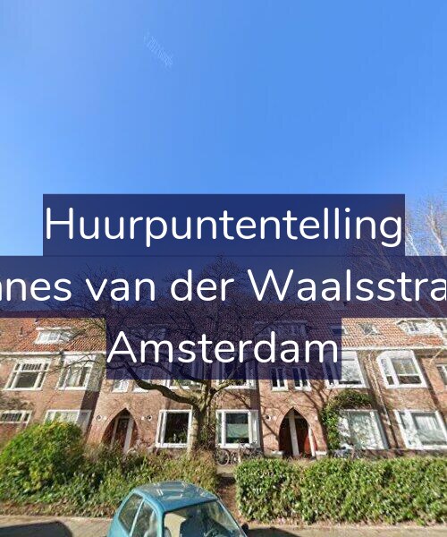 Foto gevel Huurpuntentelling voor Johannes van der Waalsstraat 79, Amsterdam