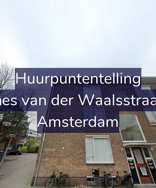 Foto gevel Huurpuntentelling voor Johannes van der Waalsstraat 60-2, Amsterdam