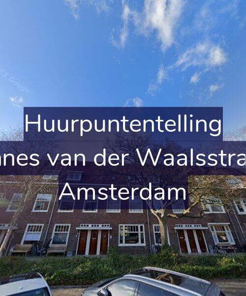 Foto gevel Huurpuntentelling voor Johannes van der Waalsstraat 25, Amsterdam