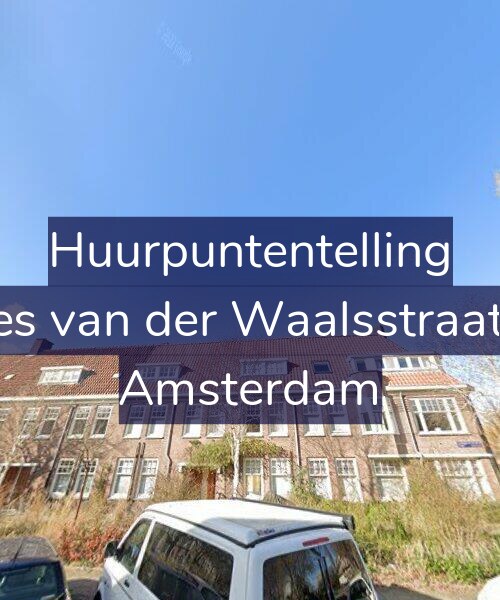 Foto gevel Huurpuntentelling voor Johannes van der Waalsstraat 101-H, Amsterdam