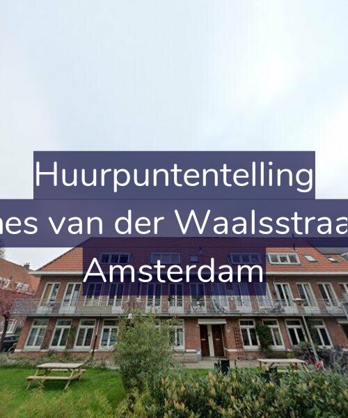 Foto gevel Huurpuntentelling voor Johannes van der Waalsstraat 43-1, Amsterdam