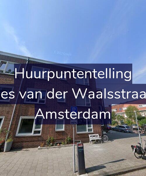 Foto gevel Huurpuntentelling voor Johannes van der Waalsstraat 80-H, Amsterdam