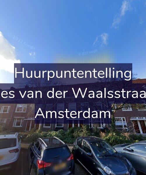 Foto gevel Huurpuntentelling voor Johannes van der Waalsstraat 15-H, Amsterdam